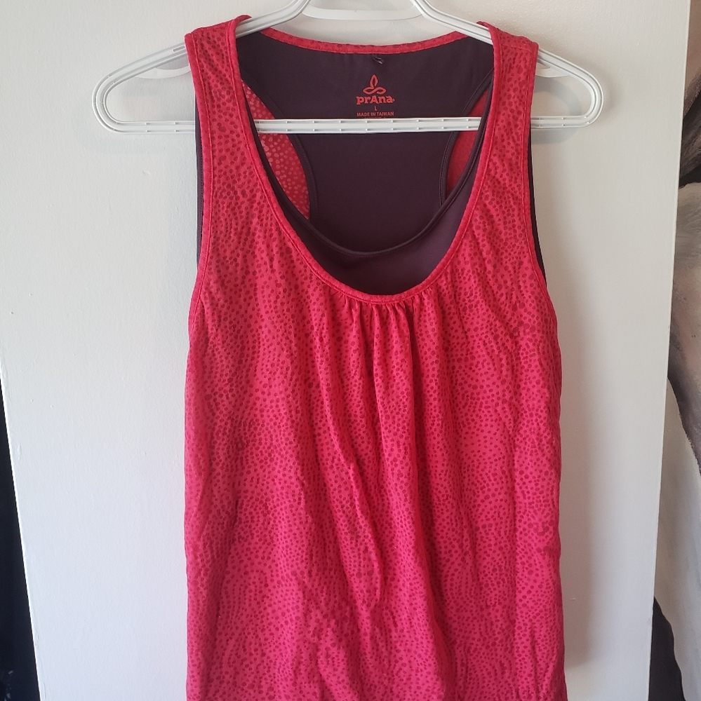 Prana Mika layered yoga top